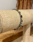Multi Gemstone 925 Sterling Silver Bracelet