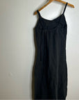 MATE The Label 100% Linen Princess Maxi Dress in Black