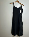 MATE The Label 100% Linen Princess Maxi Dress in Black