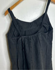 MATE The Label 100% Linen Princess Maxi Dress in Black