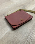 Madewell 100% Leather Envelope Chain Crossbody Bag