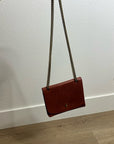 Madewell 100% Leather Envelope Chain Crossbody Bag