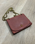 Madewell 100% Leather Envelope Chain Crossbody Bag