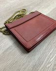 Madewell 100% Leather Envelope Chain Crossbody Bag