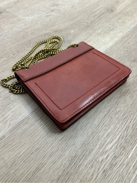 Madewell 100% Leather Envelope Chain Crossbody Bag