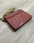 Madewell 100% Leather Envelope Chain Crossbody Bag