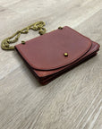 Madewell 100% Leather Envelope Chain Crossbody Bag