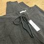 100% Cashmere Black Jogger Style Drawstring Pull on Pant Unsubscribed