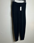 100% Cashmere Black Jogger Style Drawstring Pull on Pant Unsubscribed