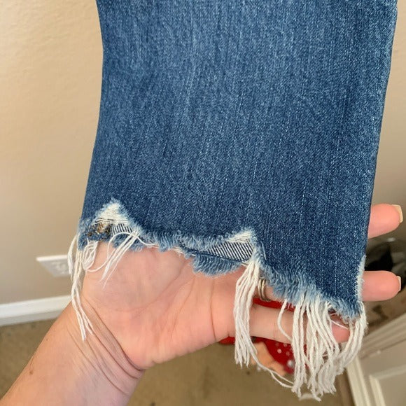 Madewell 100% Cotton The Perfect Summer Jean Deconstructed Edition