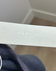 One Grey Day 100% Cashmere Blue Ribbed Two Tone Textured Pullover Sweater