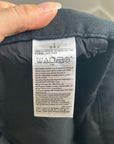Banana Republic 100% Linen High Rise Relaxed Straight Leg Trouser Pant in Black