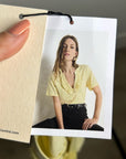 Nation LA 100% Pima Cotton Blondie Short Sleeve Ruffle Top in Custard