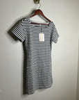 Nation LA 100% Cotton Navy Striped Cotton Rosie Mini Dress