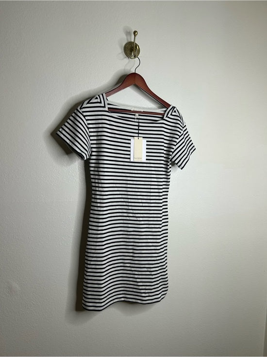 Nation LTD Nation LA 100% Cotton Navy Striped Cotton Rosie Mini Dress - Cotton