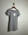 Nation LA 100% Cotton Navy Striped Cotton Rosie Mini Dress