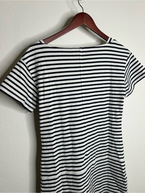 Nation LA 100% Cotton Navy Striped Cotton Rosie Mini Dress