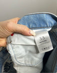 MOTHER Denim SNACKS 100% Cotton High Waist Straight Leg Jean