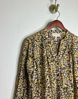 Apiece Apart 100% Organic Cotton Floral Poplin Button Down Blouse