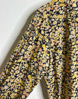 Apiece Apart 100% Organic Cotton Floral Poplin Button Down Blouse
