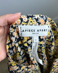 Apiece Apart 100% Organic Cotton Floral Poplin Button Down Blouse