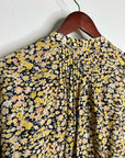 Apiece Apart 100% Organic Cotton Floral Poplin Button Down Blouse