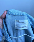 Citizens of Humanity 100% Organic Cotton Gema Utility Style Denim Coverall Jumpsuit