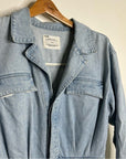 Citizens of Humanity 100% Organic Cotton Gema Utility Style Denim Coverall Jumpsuit