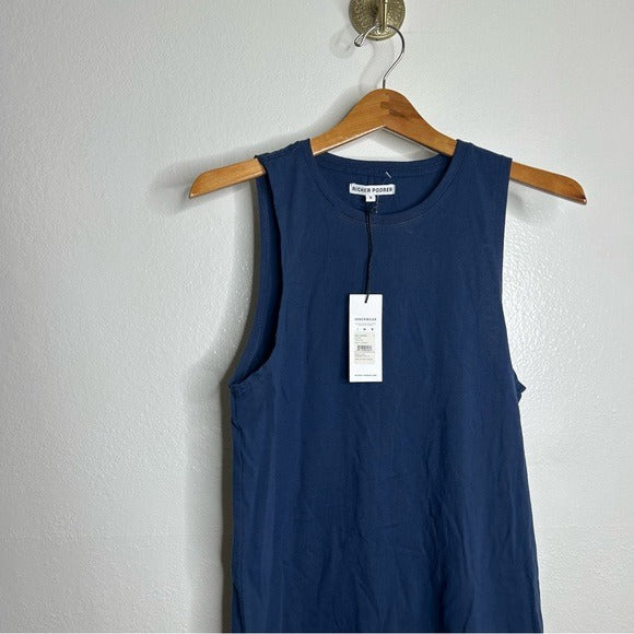 Richer Poorer Richer Poorer 100% Cotton Navy Blue Tank Dress - Cotton