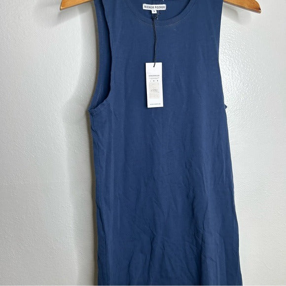 Richer Poorer Richer Poorer 100% Cotton Navy Blue Tank Dress - Cotton