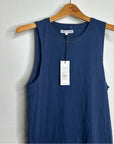 Richer Poorer 100% Cotton Navy Blue Tank Dress