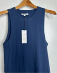 Richer Poorer 100% Cotton Navy Blue Tank Dress
