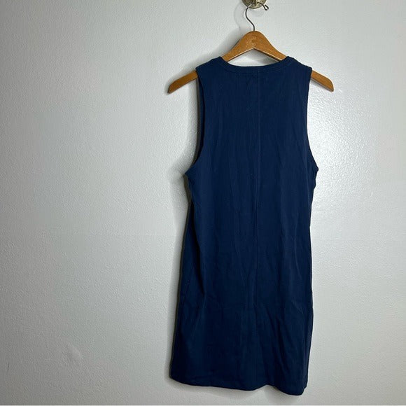 Richer Poorer 100% Cotton Navy Blue Tank Dress