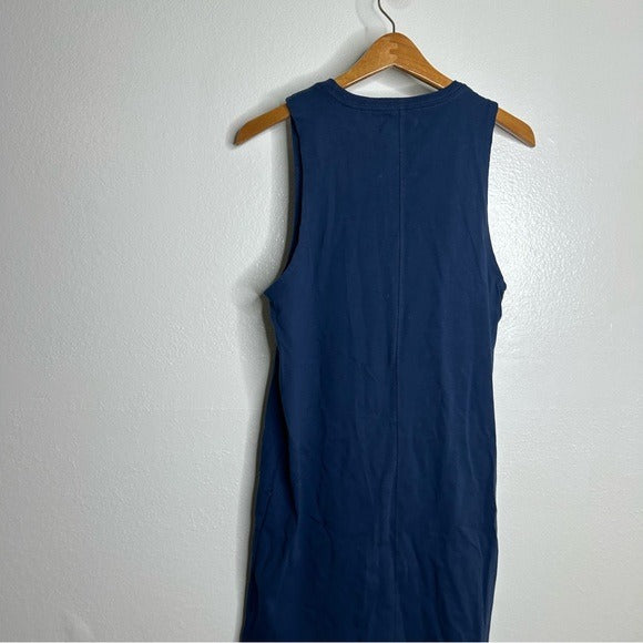 Richer Poorer 100% Cotton Navy Blue Tank Dress