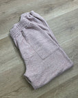 AG 100% Cotton Heathered Pink Jogger Sweatpant