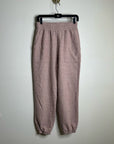 AG 100% Cotton Heathered Pink Jogger Sweatpant