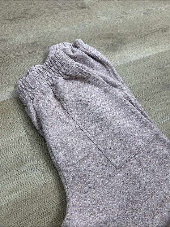 AG 100% Cotton Heathered Pink Jogger Sweatpant