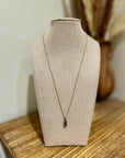 925 Sterling Silver Gold Plated Blue Sapphire Diamond Accent Pendant Necklace