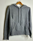 Unsubscribed 100% Cashmere Hooded Sweater Top Gray
