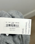 Unsubscribed 100% Cashmere Hooded Sweater Top Gray