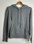 Unsubscribed 100% Cashmere Hooded Sweater Top Gray