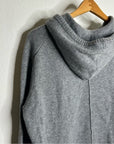 Unsubscribed 100% Cashmere Hooded Sweater Top Gray