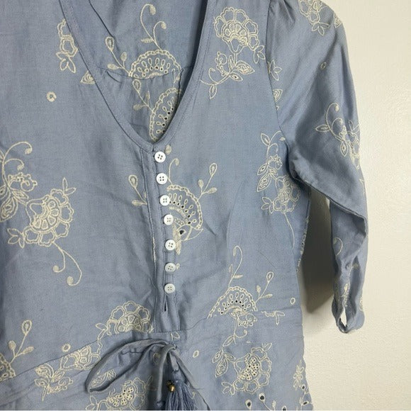 Spell Spell &amp;amp; The Gypsy 100% Cotton Casablanca Chambray Romper - Cotton