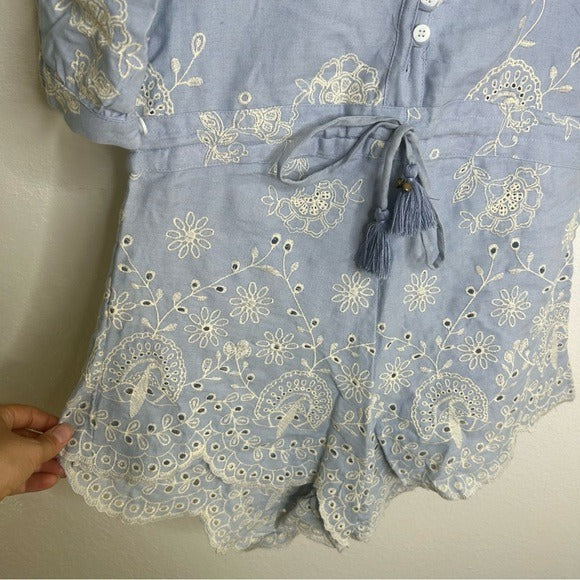 Spell Spell &amp;amp; The Gypsy 100% Cotton Casablanca Chambray Romper - Cotton