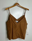 MATE The Label 100% Linen Camisole Tank Top in Sedona