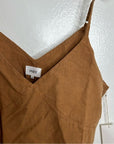 MATE The Label 100% Linen Camisole Tank Top in Sedona