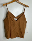 MATE The Label 100% Linen Camisole Tank Top in Sedona