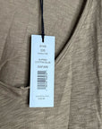 Michael Stars 100% Supima Cotton Slub Long Sleeve V - Neck T - Shirt