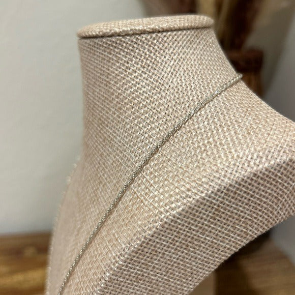 Necklace 925 Sterling Silver Rope Chain Necklace