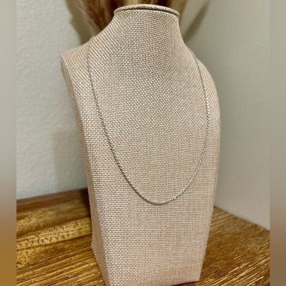 Necklace 925 Sterling Silver Rope Chain Necklace